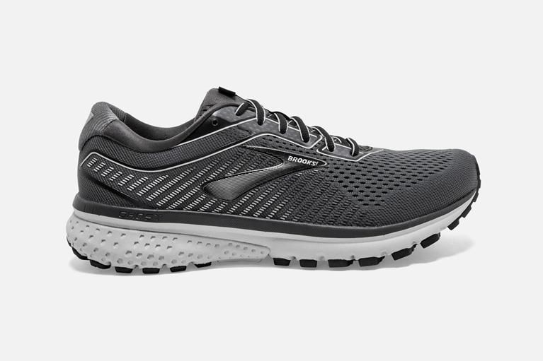 Brooks Ghost 12 Mens Road Running Shoes - Grey - Indonesia (ZTXI-85160)